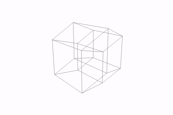 Nonspecial Transparent Tesseract